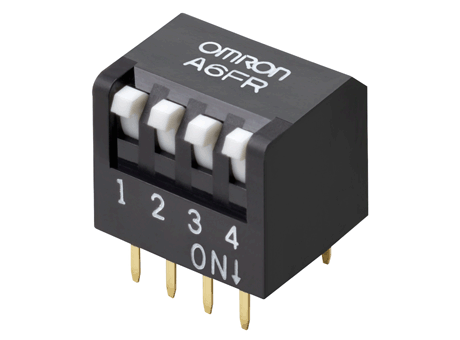 Piano DIP Switch – A6FR - Short actuator