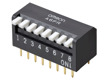 Piano DIP Switch – A6FR - Long actuator
