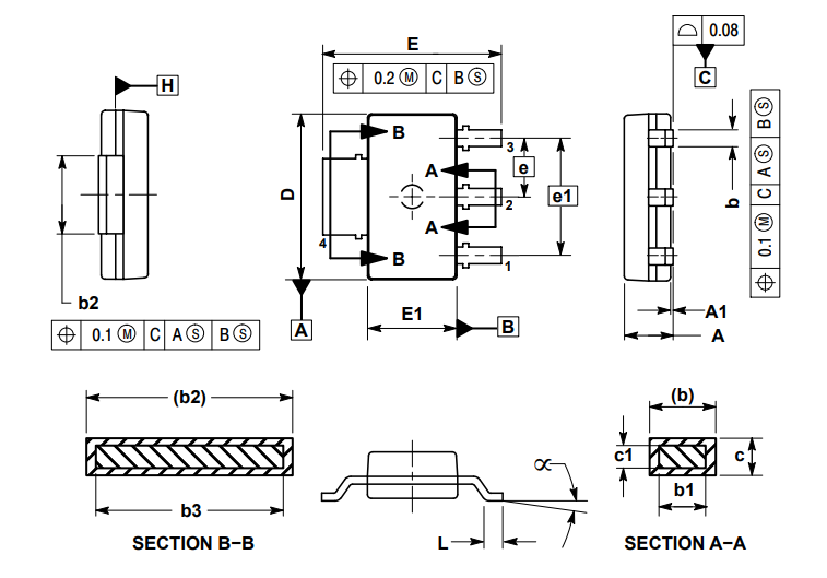 ON Semiconductor - Free CAD models - Integrated Circuit, SOT223 (3-Pin ...