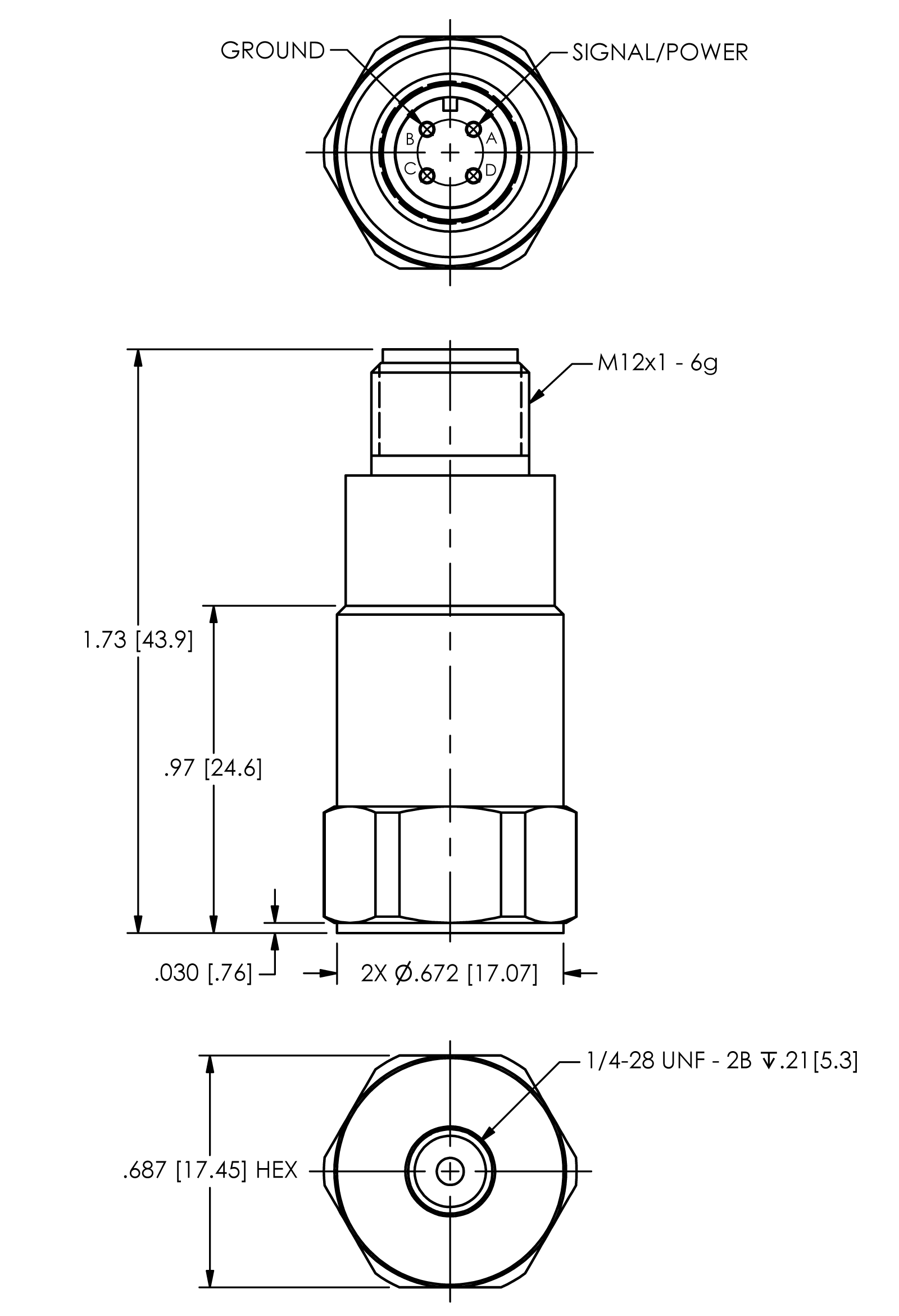 PCB Piezotronics - Darmowe szablony CAD - piezoelectric accelerometer ...