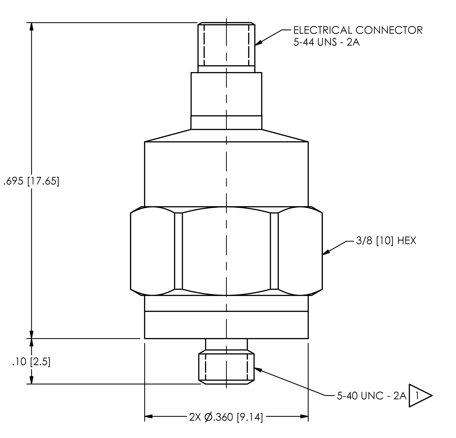 PCB Piezotronics - Free CAD models - piezoelectric accelerometer, ICP ...