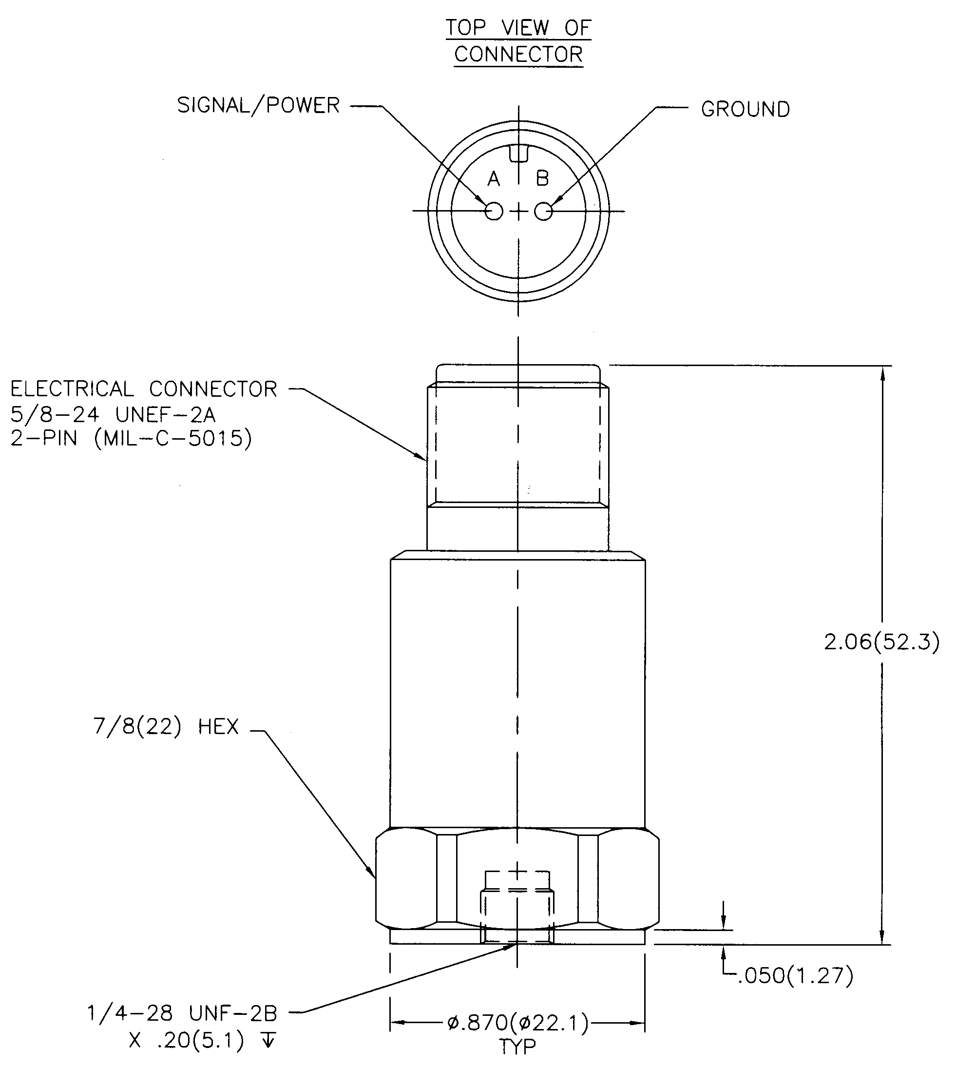 PCB Piezotronics - Free CAD models - piezoelectric accelerometer, ICP ...