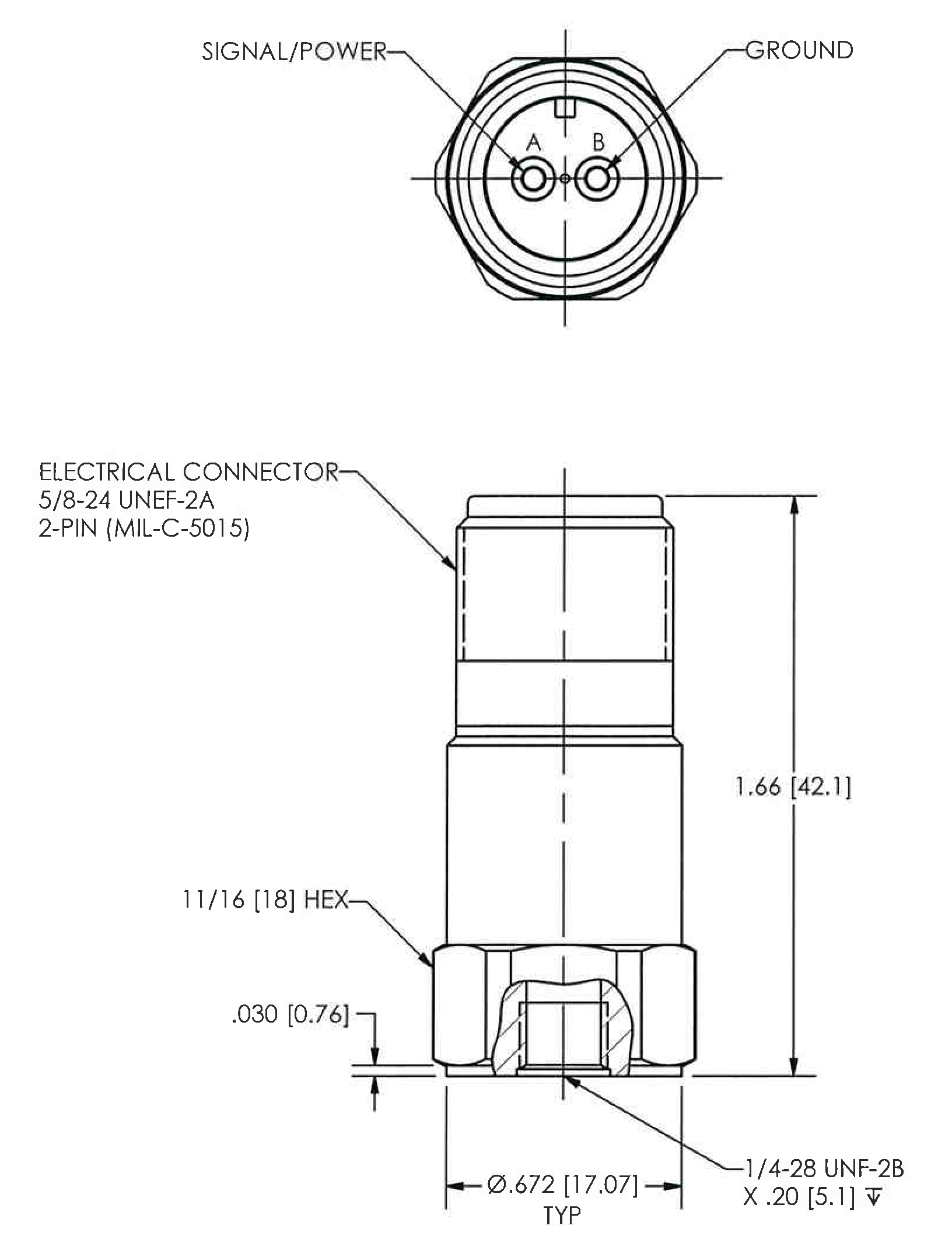 PCB Piezotronics - Free CAD models - piezoelectric accelerometer, ICP ...