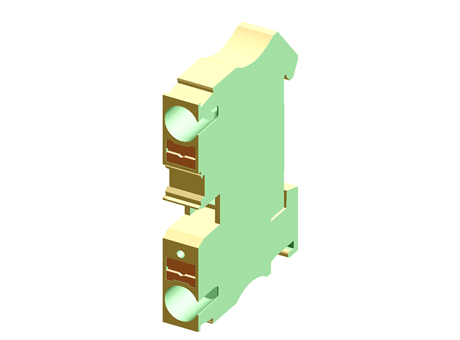 Protective conductor terminal block