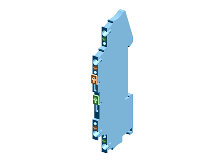 Knife-disconnect terminal block