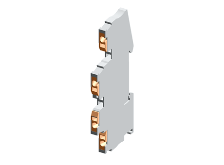 Double-level terminal block