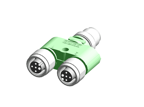SAC-3P-M12Y/2XM12FS PE S21