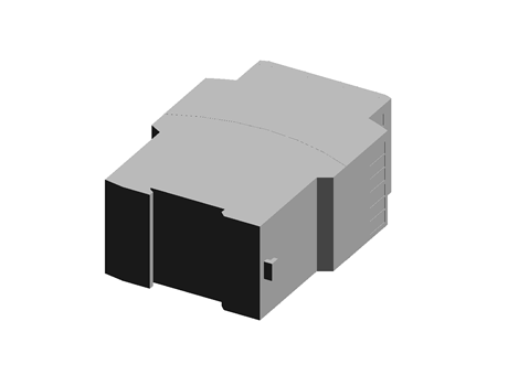 P2HZX1 2hand control relay,24Vdc 3NO 1NC