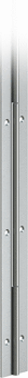 Stainless steel continuous design hinges
