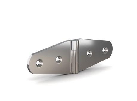 Brass hinge - 30 x 98.5 mm