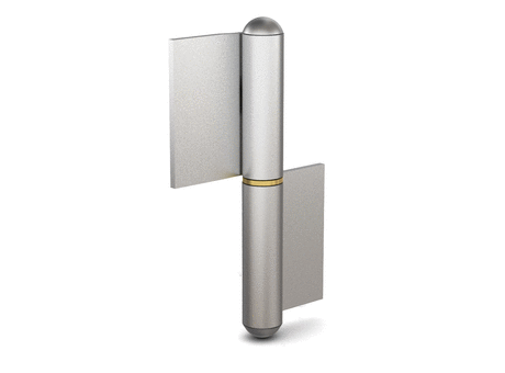 Flag hinge with washer - flat knuckle