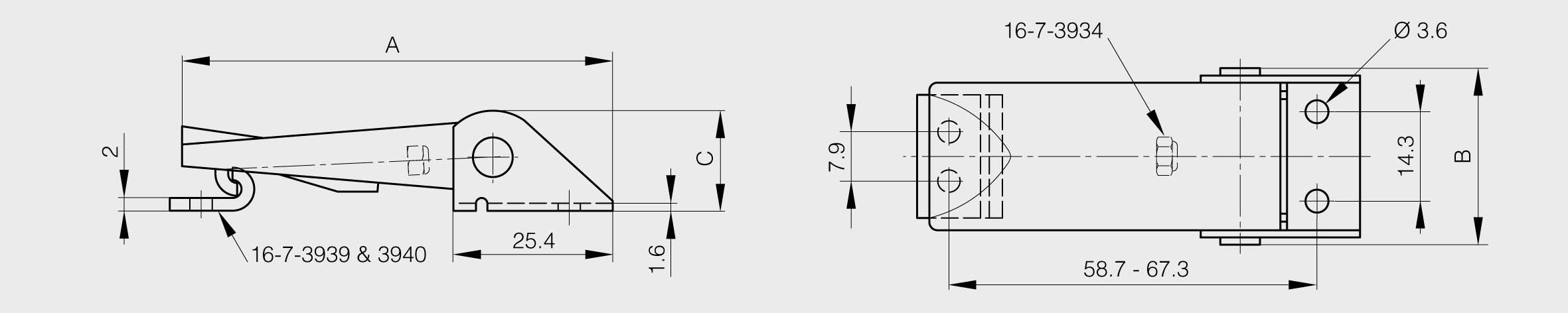 Dimensional drawing