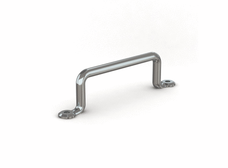 Front mounted grab handle 125 mm