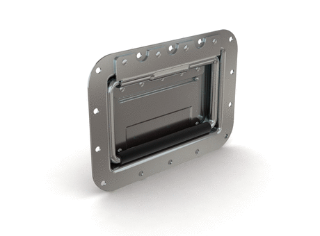 Recessed spring loaded drop handles 177.8 mm - load 68 kg