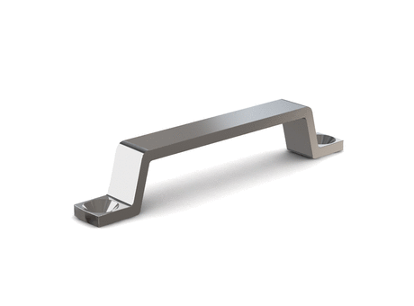 Front mounted grab handle 107 mm - zinc die-cast