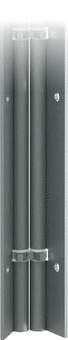 Stainless steel double knuckle continuous hinge