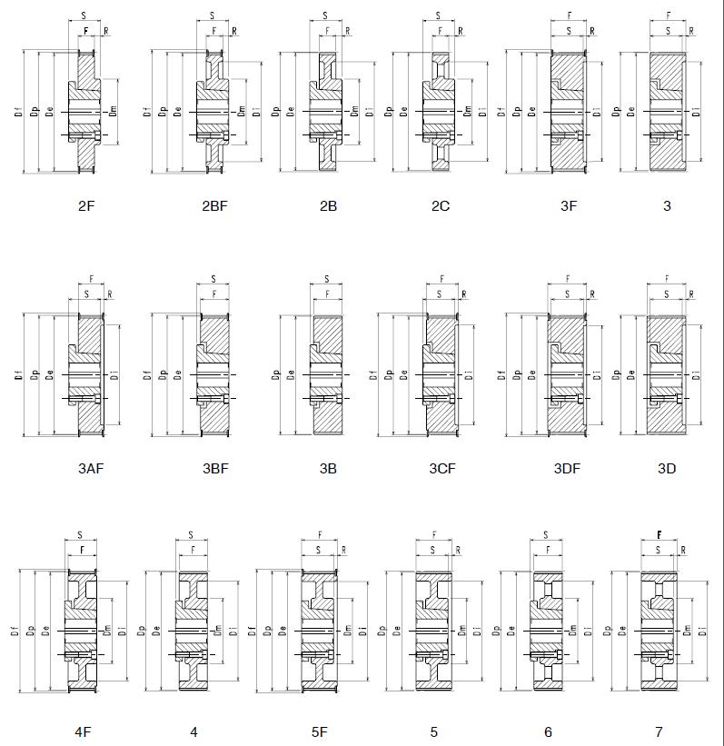 Dimensioned drawing