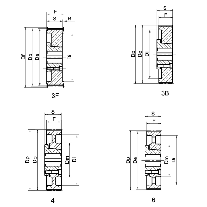 Dimensioned drawing