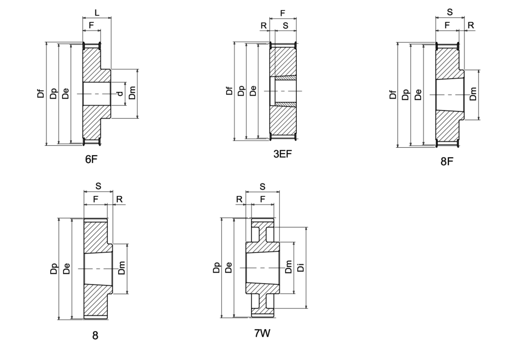 Dimensioned drawing