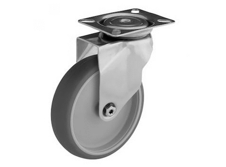 Rader - Free CAD models - Swivel castors series S, wheel WLTPA S, top ...