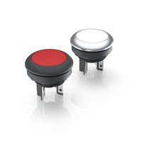LUMOTAST 16, illuminated pushbutton 5V, round collar
