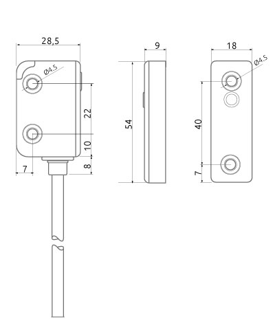 ReeR Safety - Ilmaisia CAD-malleja - RRFID PLUS C M T 5 - Combo (sensor ...