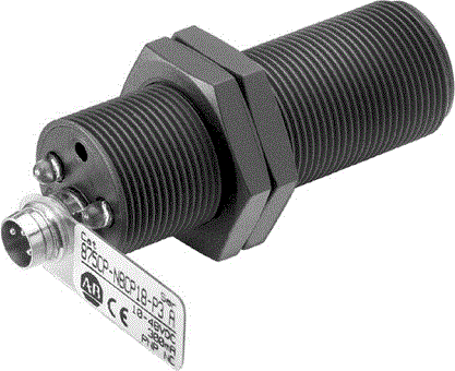 Proximity Sensor, 3-Wire DC Plastic Face/Plastic Barrel, 18mm Diameter:Threaded, Plastic Face