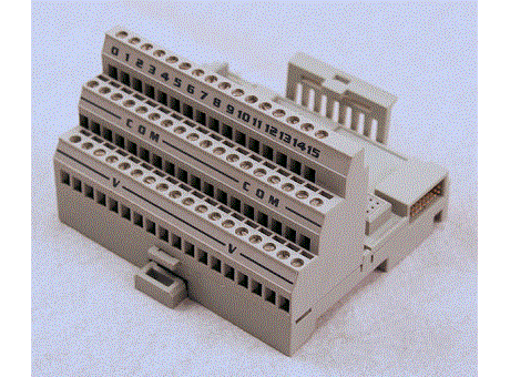 FLEX I/O Terminal block base 3 rows