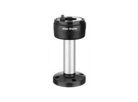 Control Tower Stack Light Mounting Base, 10cm Pole Mount, Black Housing, Cap Included