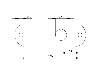 Mounting cutout