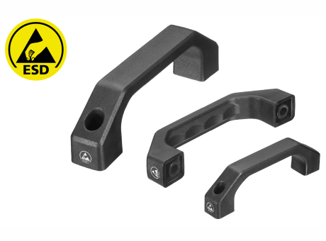 Handles to protect sensitive electronic parts and components