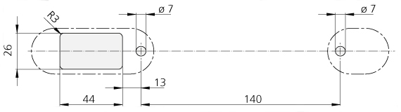 Mounting cutout