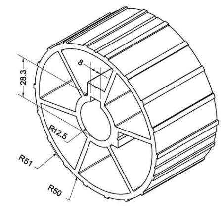 Roller - 免费 CAD 模型 - 100 ROLLER PROFILE - TraceParts