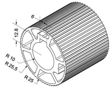 Roller - Free CAD models - 50 ROLLER PROFILE - TraceParts