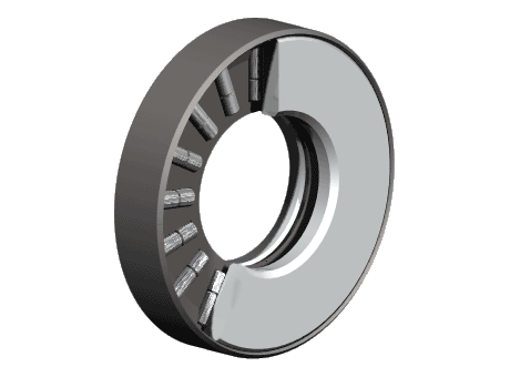 ARZ Roller thrust bearing with inserted backing plate - heavy series