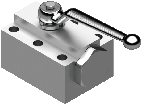 2/2-way ball valves for manifold mounting, DN6 - 65