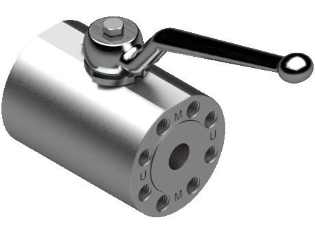 2/2-way ball valves with flange connection ISO6162-1 (SAE) DN13 - 127 metric + UNC