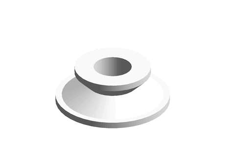 Mark-free Resin Attachment 8mm C.PEEK