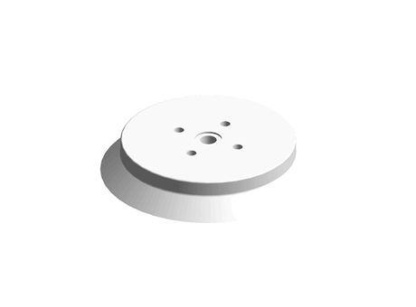 Mark-free H.Duty Vacuum Pad125mm,NBR.SFL