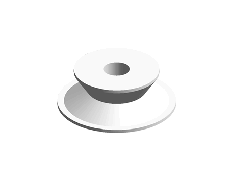 Mark-free Resin Attachment 16mm pad dia