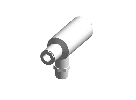 Adjustable exhaust valve,1/4inxR1/4x8mm