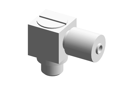 M5 miniature hose elbow fitting,4mm