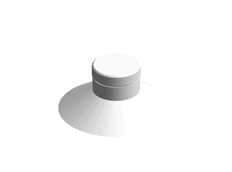 NBR flat pad with rib,40mm dia.