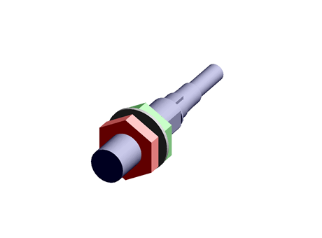 Induction Sensor Cad RS Americas - Free CAD models - Inductive Proximity Sensors - E2E-X2D2 ...