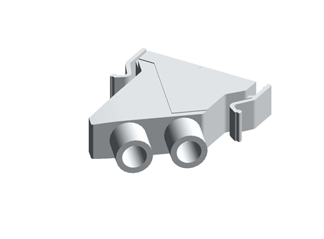 RS Americas - Free CAD models - D-Sub Backshell VS-25-T 2M20 25P ...