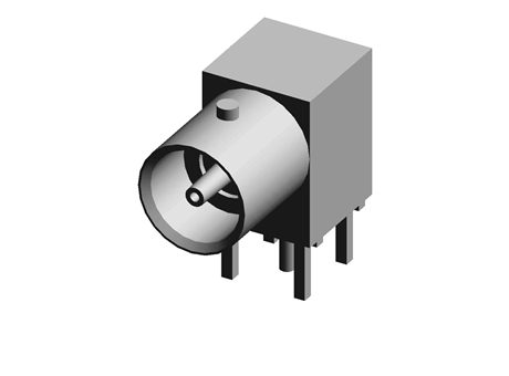 JACK, RIGHT ANGLE, PCB, MINI BNC