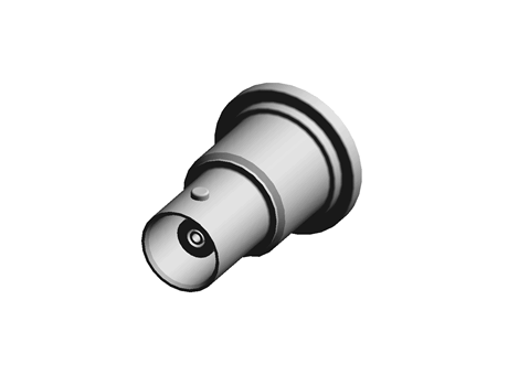 Connector; 50 Ohms; Straight; BNC; Gold
