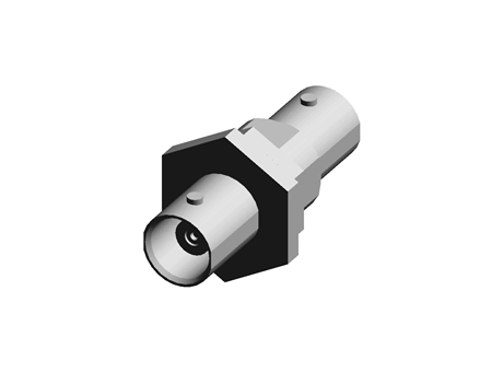Adapter, BNC; Jack-Jack; Gold (50)
