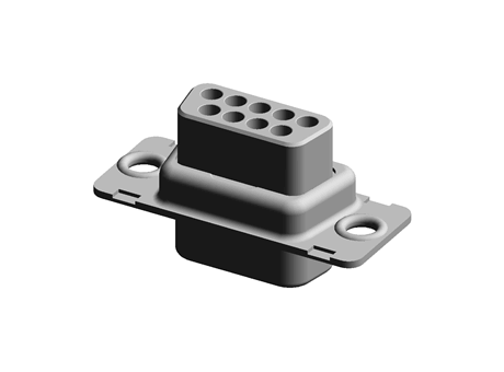 Amphenol FCI 8656 Series 2.74mm Pitch Straight Crimp D-sub Connector, Socket, 9 Pin