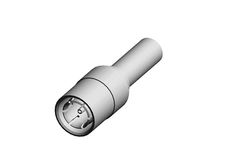 TE Connectivity Cable Mount SMB Connector, 75Ω Impedance, Crimp Termination, RG179/U cable type